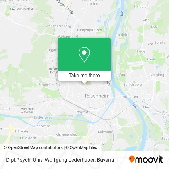 Карта Dipl.Psych. Univ. Wolfgang Lederhuber