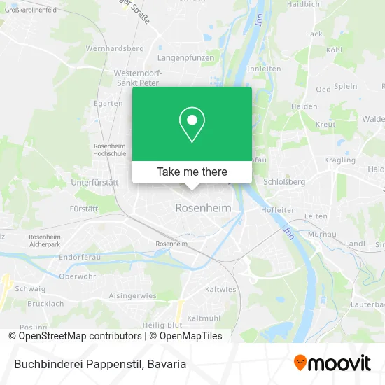 Buchbinderei Pappenstil map