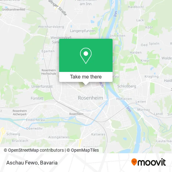 Карта Aschau Fewo