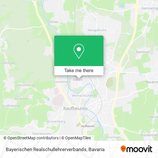 Карта Bayerischen Realschullehrerverbands