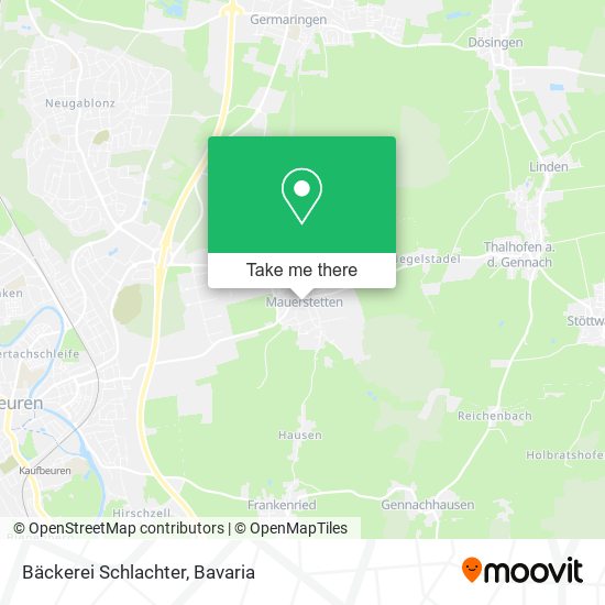 Bäckerei Schlachter map