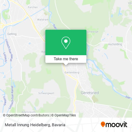 Metall Innung Heidelberg map
