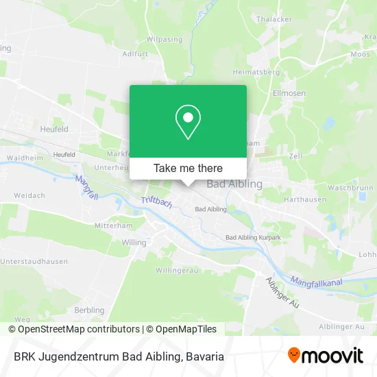 Карта BRK Jugendzentrum Bad Aibling