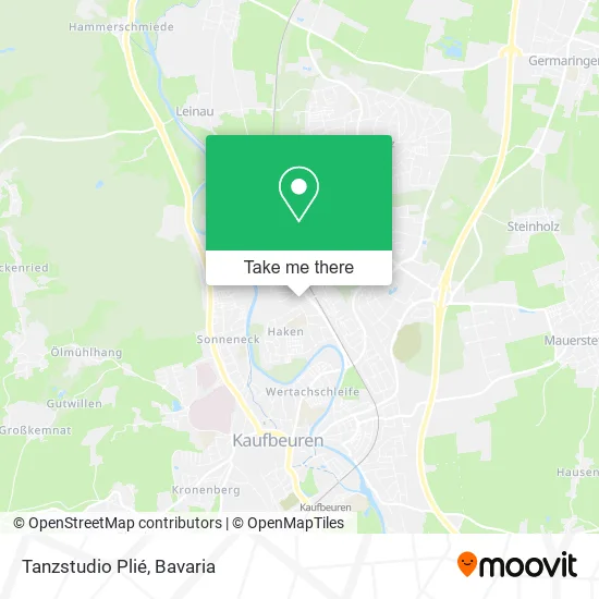Карта Tanzstudio Plié