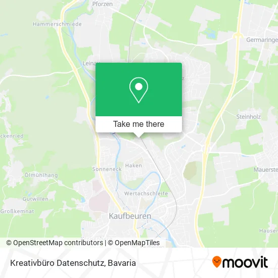Карта Kreativbüro Datenschutz