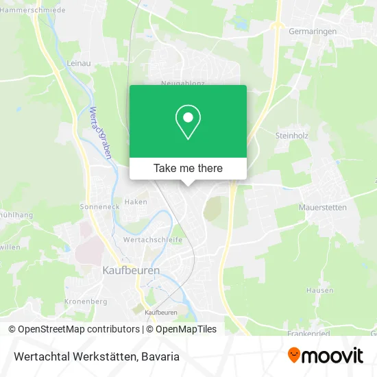 Карта Wertachtal Werkstätten