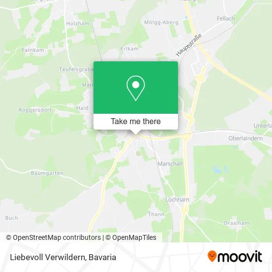 Карта Liebevoll Verwildern