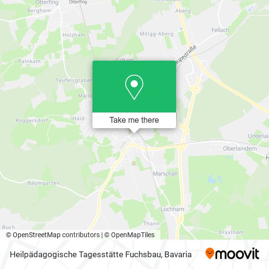 Heilpädagogische Tagesstätte Fuchsbau map