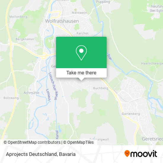 Карта Aprojects Deutschland