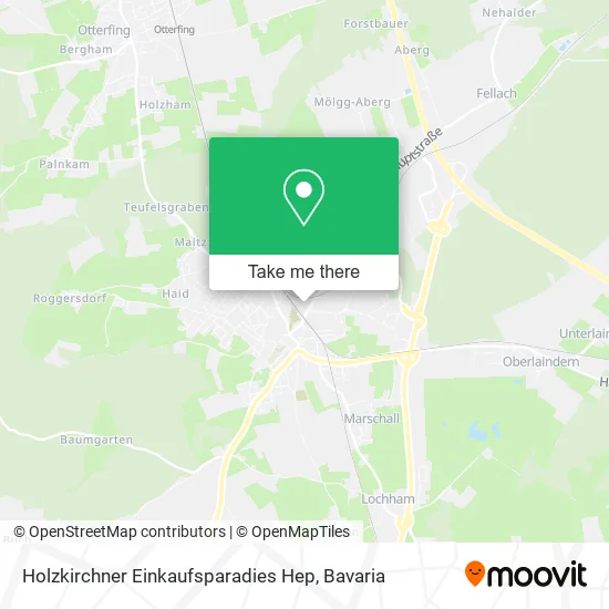Карта Holzkirchner Einkaufsparadies Hep