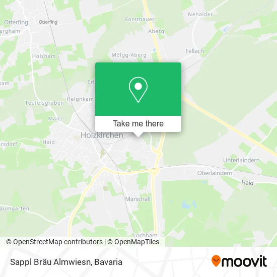 Карта Sappl Bräu Almwiesn