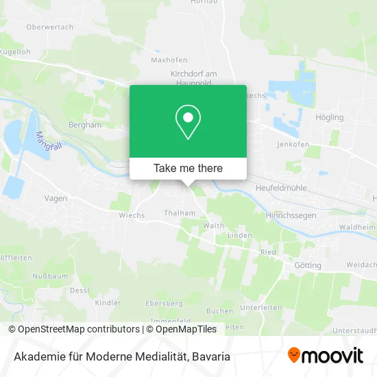 Карта Akademie für Moderne Medialität