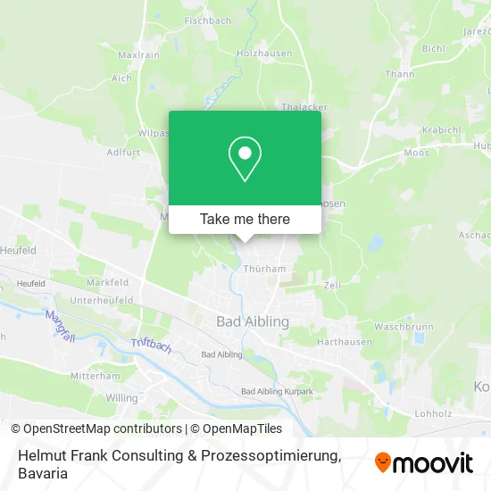 Карта Helmut Frank Consulting & Prozessoptimierung