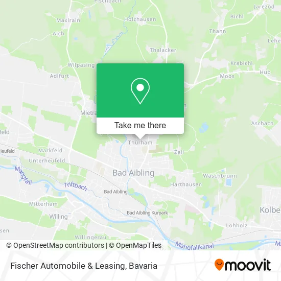 Карта Fischer Automobile & Leasing