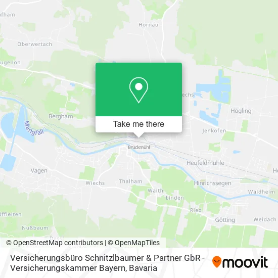 Карта Versicherungsbüro Schnitzlbaumer & Partner GbR - Versicherungskammer Bayern