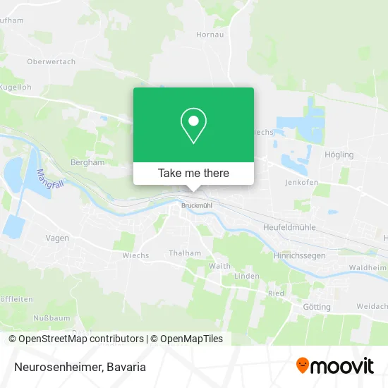 Карта Neurosenheimer