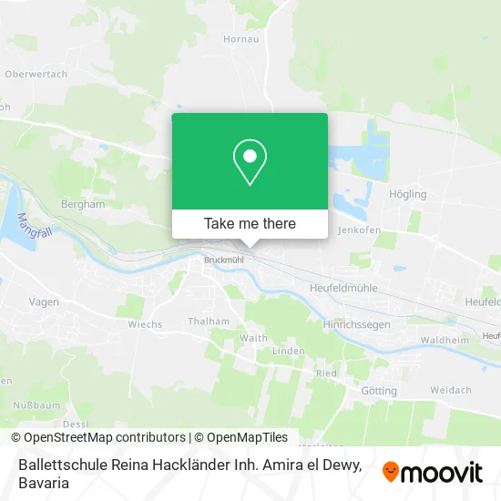 Карта Ballettschule Reina Hackländer Inh. Amira el Dewy