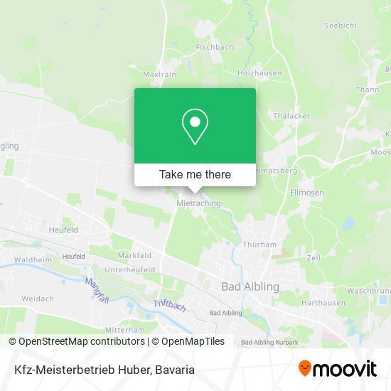 Kfz-Meisterbetrieb Huber map