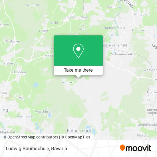 Ludwig Baumschule map