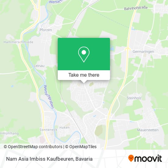 Nam Asia Imbiss Kaufbeuren map