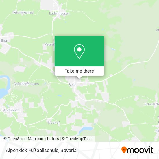 Карта Alpenkick Fußballschule