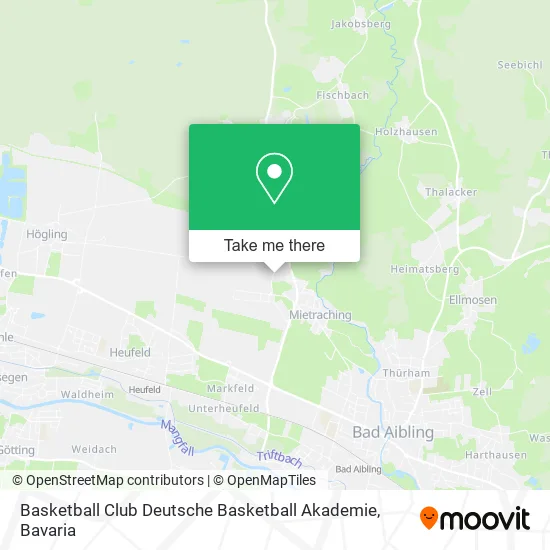 Карта Basketball Club Deutsche Basketball Akademie