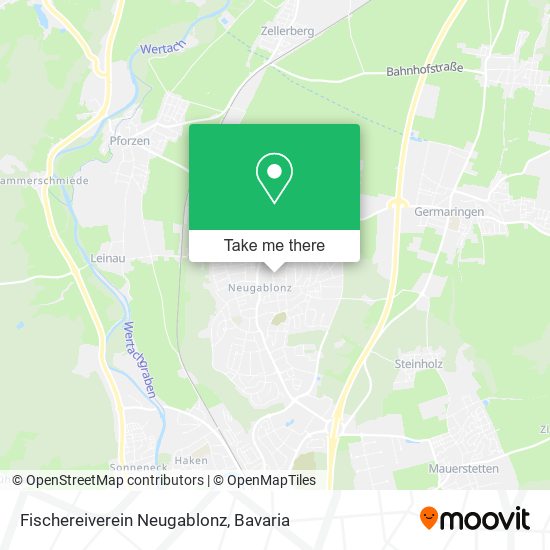 Fischereiverein Neugablonz map