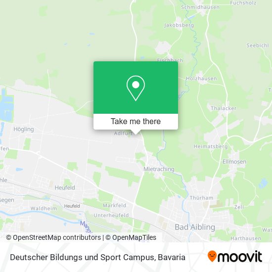 Deutscher Bildungs und Sport Campus map