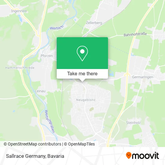 Карта Sallrace Germany