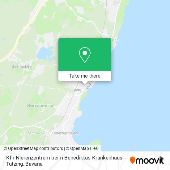 Карта Kfh-Nierenzentrum beim Benediktus-Krankenhaus Tutzing