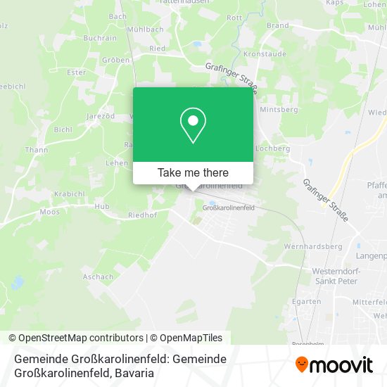 Gemeinde Großkarolinenfeld: Gemeinde Großkarolinenfeld map