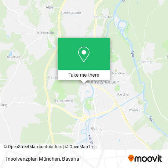 Карта Insolvenzplan München