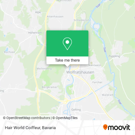 Hair World Coiffeur map