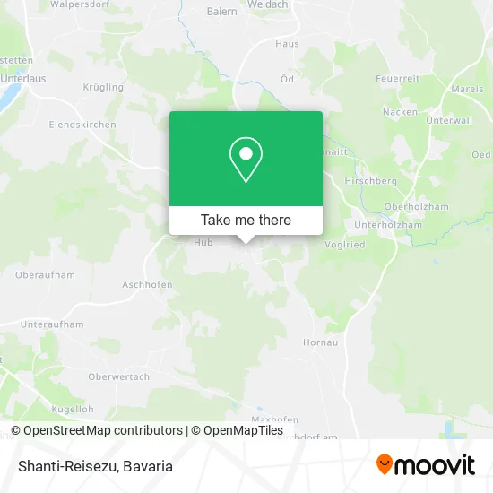 Карта Shanti-Reisezu