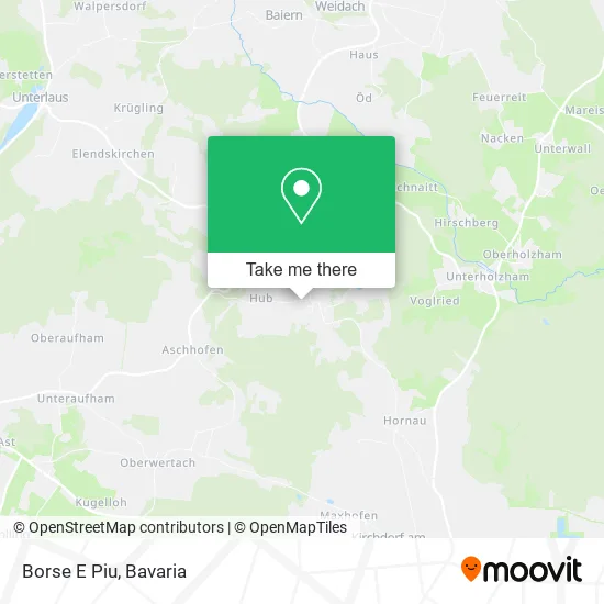 Карта Borse E Piu