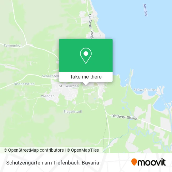 Карта Schützengarten am Tiefenbach