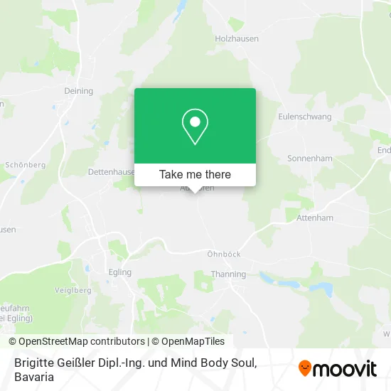 Карта Brigitte Geißler Dipl.-Ing. und Mind Body Soul