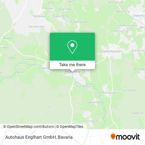 Autohaus Englhart GmbH map