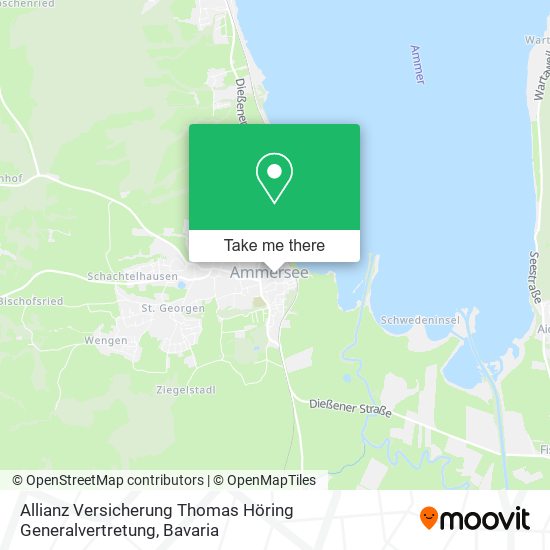 Allianz Versicherung Thomas Höring Generalvertretung map