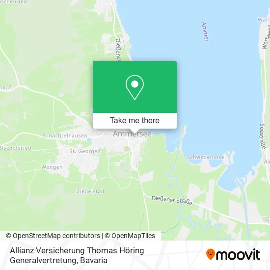 Карта Allianz Versicherung Thomas Höring Generalvertretung