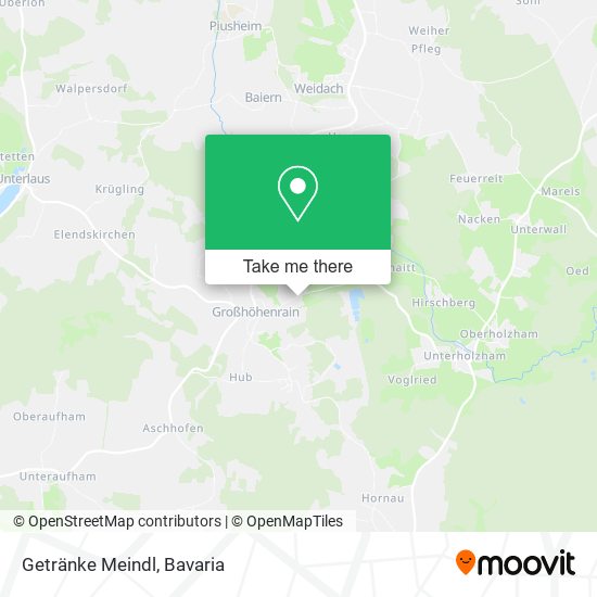 Карта Getränke Meindl