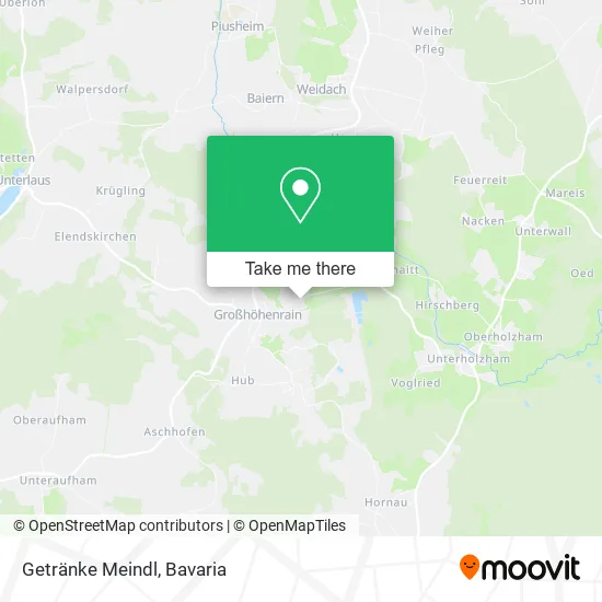 Карта Getränke Meindl