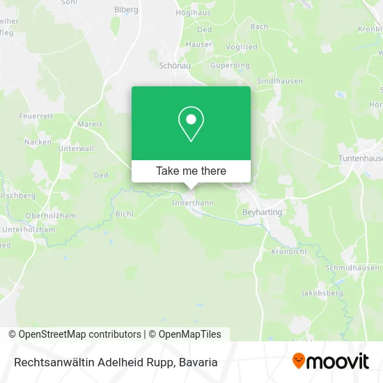 Карта Rechtsanwältin Adelheid Rupp