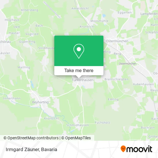 Карта Irmgard Zäuner
