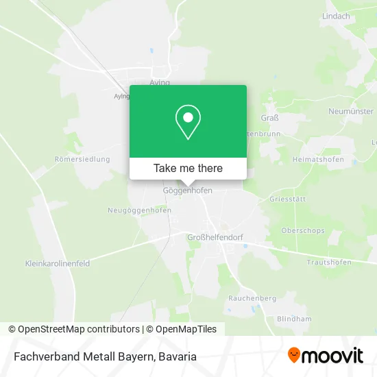 Карта Fachverband Metall Bayern