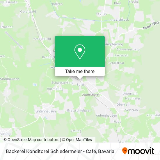 Bäckerei Konditorei Schiedermeier - Café map