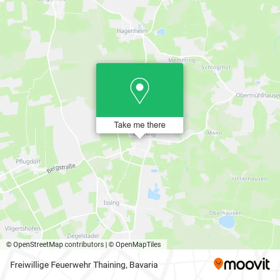 Карта Freiwillige Feuerwehr Thaining