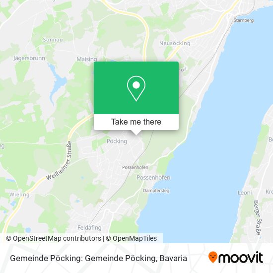 Gemeinde Pöcking: Gemeinde Pöcking map