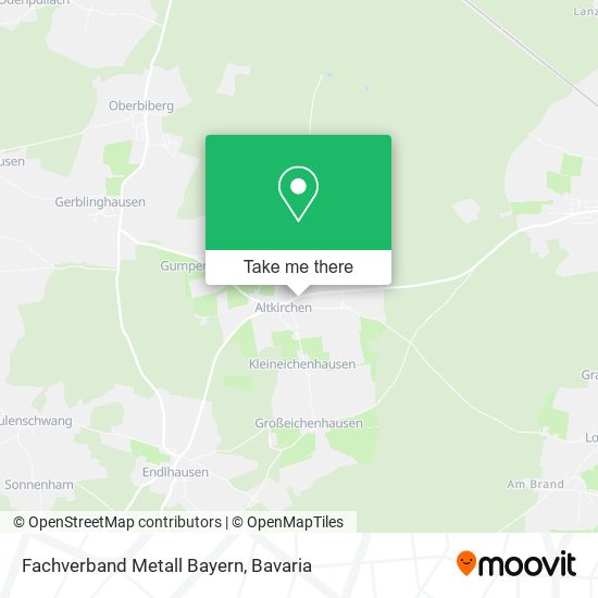 Fachverband Metall Bayern map