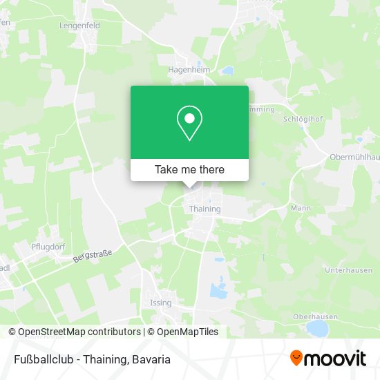 Fußballclub - Thaining map